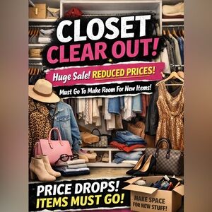 ✨ CLOSET CLEAR OUT SALE ✨